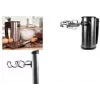 Batteur à main Little Balance Inox 400, 400 W, acier inoxydable, design noir élégant avec habillage en acier inoxydable (LB 8460)