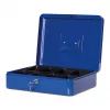 Caisse à monnaie MAUL taille 4 bleue 300x245x90 mm acier avec bac à monnaie et serrure à cylindre 56114-37