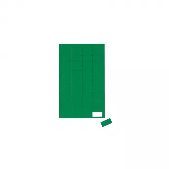 Symbole magnétique MAUL rectangle, 20 x 10 mm, vert, découpé, 1 mm d'épaisseur, 1 pièce 6531455