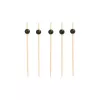 PAPSTAR Piques finger food Black Pearl, 125 mm, bambou, 200 pièces 11300