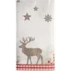 PAPSTAR nappe de Noël X-Mas Deer, aspect tissu, Airlaid, 120 x 180 cm, 1 pièce (37225)