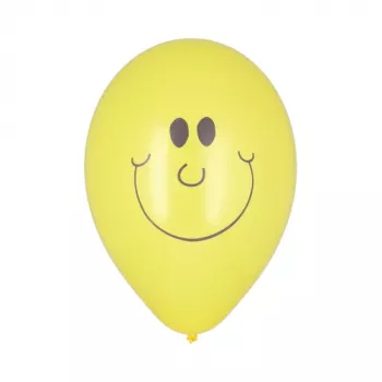 PAPSTAR ballon en latex Sunny jaune, 250 mm de diamètre, 800 mm de circonférence, 1 pièce 19463