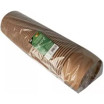 Bol rond en carton Papstar 87914 brun uni, 50 pièces