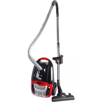 Aspirateur-traîneau Fakir 3843003, 700 W, sac à poussière 3 L, filtre HEPA, aspiration à sec, rouge/noir