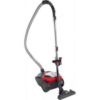 Aspirateur-traîneau Fakir 3843003, 700 W, sac à poussière 3 L, filtre HEPA, aspiration à sec, rouge/noir