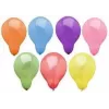 PAPSTAR ballons de fête, 290 mm de diamètre, couleurs assorties, compatibles hélium, 1 pièce (84211)