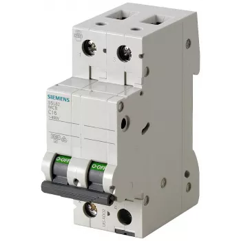 Disjoncteur modulaire Siemens SENTRON 5SL62067 2 pôles C 6 A 6 kA 230/400 V AC