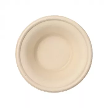 Bol PAPSTAR Pure en canne à sucre, rond, 380 ml, naturel non blanchi, compostable (1 pièce) 89872