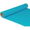 Rouleau de chemin de table Papstar 82210 en papier turquoise, 400 mm x 5 m, rectangulaire
