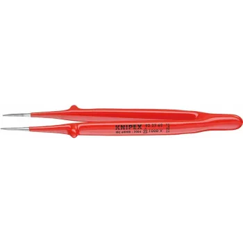 Pince de précision KNIPEX 92 27 62 VDE, pointe fine pointue, 150 mm, isolée 1000V