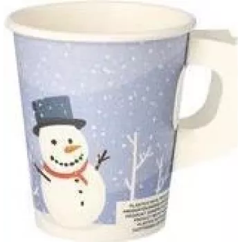 PAPSTAR 50 gobelets jetables Snowtime 0,2 l (89845)