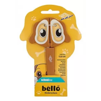 Ciseaux de bricolage WEDO BELLO, pointe ronde, 130 mm, pour droitiers, acier inoxydable, Softgrip, 1 pièce 736 004