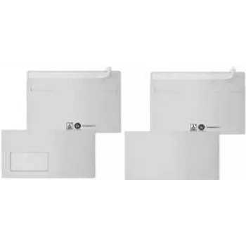 Enveloppe recyclée MAILmedia 30124555 DIN long, autocollante