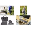 Sac Desk Sharing SIGEL BAB11 Classic L, gris foncé, ensemble de 5 pièces
