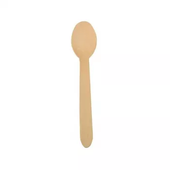 Cuillère en bois PAPSTAR pure, 157 mm, bois de bouleau, naturel clair, 500 pièces, biodégradable 86941
