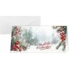 Carte de Noël SIGEL DS645 Scandinavian Snow, DIN long paysage, carton blanc 250 g/m², jet d'encre/laser/photocopieur, 1 pièce