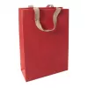 Grand sac cadeau SIGEL Red Coco, papier fibre de jute, rouge, 1 pièce (ET010)