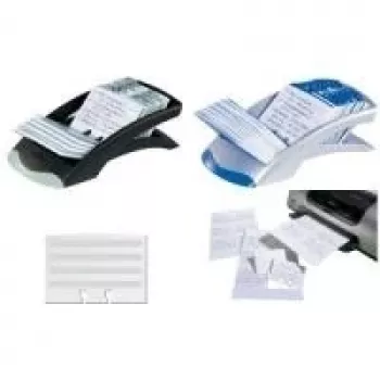 Fichier rotatif DURABLE TELINDEX DESK VEGAS, 500 fiches, 100x72 mm, noir 241223