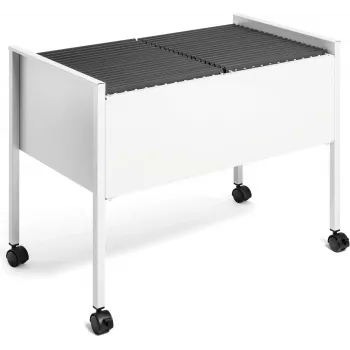 Chariot de classement suspendu DURABLE ECONOMY DUO 100 A4, gris clair 308210
