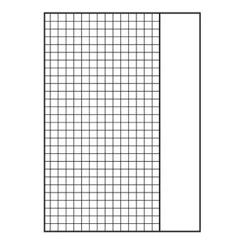 Papier de recharge pour classeur à anneaux Oxford A4 quadrillé 50 feuilles perforées 4 trous avec marge blanc 400131580