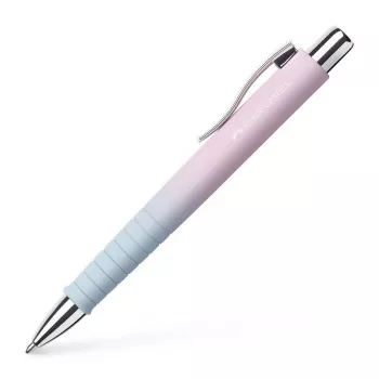Stylo bille Faber-Castell Poly Ball Urban, Blushing Sky, encre bleue, 0,6 mm XB, zone de préhension antidérapante 241131