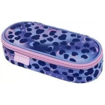 Trousse HERLITZ Wild Cat, polyester, grand compartiment principal avec rabat intérieur, fermeture à glissière, multicolore 400205923