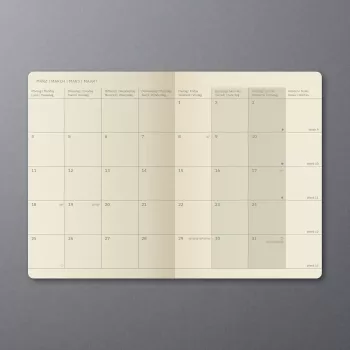 Agenda de poche SIGEL Conceptum 2024 A6, noir, 1 mois sur 2 pages C2485