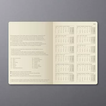 Agenda hebdomadaire SIGEL Conceptum 2024 A5 noir avec élastique, passant pour stylo, couverture simili cuir, 176 pages, 145 x 210 mm, C2424