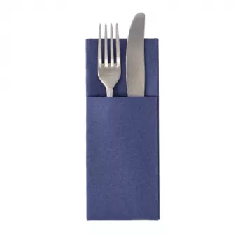 Pochette à serviettes PAPSTAR Royal Collection, bleu foncé, tissue premium, 1 pièce 37332