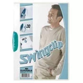 DURABLE SWINGCLIP 30 A4 pochette à clip transparente (lot de 25) 226014