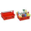 Panier de transport allit McPlus Carry Putzteufel rouge avec poignée en aluminium, 2 grands compartiments 8500903012