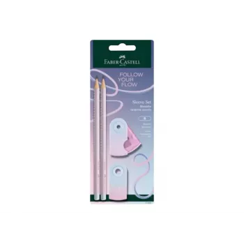 Ensemble d'écriture Faber-Castell GRIP Flow Edition, Blushing Sky, 2 crayons (B) 117007