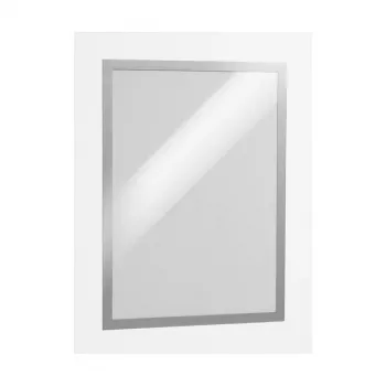Cadres d'information autocollants DURABLE DURAFRAME A3, argent, lot de 2 487323