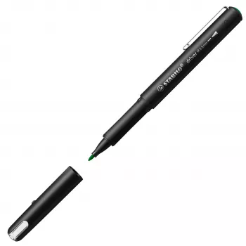 Fineliner STABILO dr!ver, medium, vert, encre à base d'eau résistante au frottement et inodore, 1 pièce (1089/36)