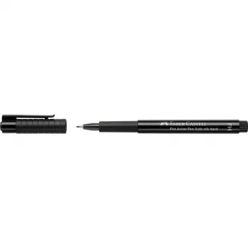 Feutre Faber-Castell PITT Artist Pen Fude, encre de Chine pigmentée noire, 1 stylo 167895