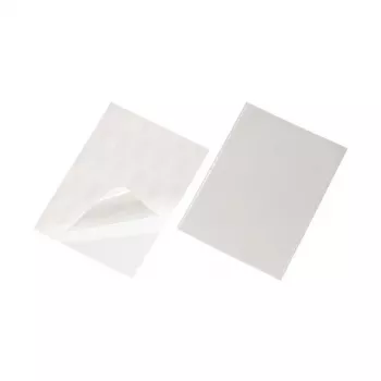 Pochettes autocollantes DURABLE POCKETFIX A4, transparentes, lot de 25 809619