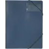 DURABLE Premium chemise à coins A4 bleu foncé film rigide avec élastiques de coin 2320-07