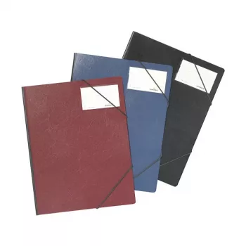 DURABLE Premium chemise à coins A4 rouge avec élastiques de coin 2320-03