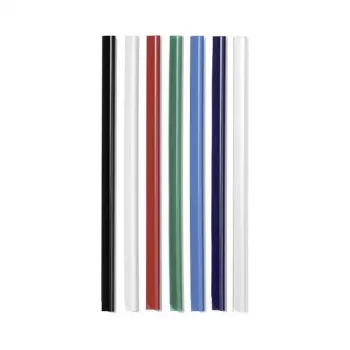 Barrettes de serrage DURABLE A4 6 mm, lot de 50, noir 293101
