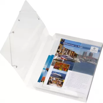 Boîte à documents HERLITZ DIN A4, polypropylène, translucide, dos 40 mm, 250 x 40 x 330 mm 1948678
