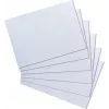 Fiches bristol Herlitz DIN A4, lignées, blanches, 170 g/m², sans bois, lignage bleu, recto-verso (10621282)