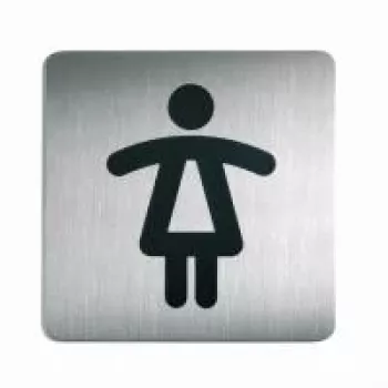 Panneau de porte WC DURABLE PICTO Femmes 150x150 mm 1 pièce 495623