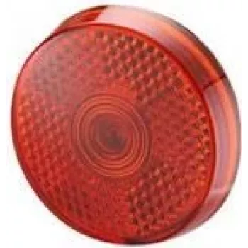 Lumière de sécurité clignotante LED pour vélo FISCHER avec fixation à clip pour vêtements, sacs et sacs à dos, noire (85467)