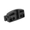 Support de cadenas de vélo FISCHER pour rails de selle, universel, plastique noir, 1 pièce (85913)