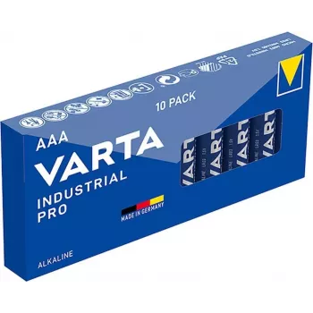 Pile alcaline Varta Industrial AAA 1,5 V 1100 mAh - lot de 10 (LR03)