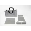Sac de bureau partagé SIGEL BAB01 Desk Sharing Bag Basic L, gris clair, lot de 5