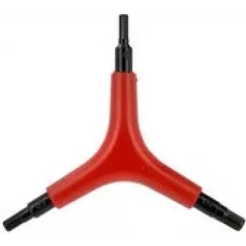 FISCHER Jeu de clés Allen à trois branches 4/5/6 mm, acier trempé, type Y 85513