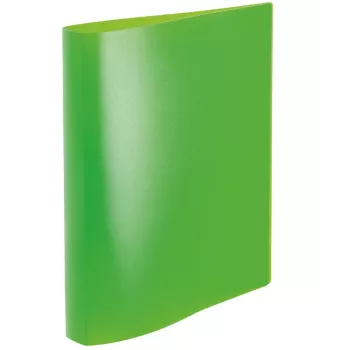 HERMA Classeur à anneaux A4 2 anneaux néon vert translucide 25 mm dos 19713
