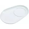 Set de dessous-de-verre ovales en porcelaine Ritzenhoff & Breker BIANCO, 125 x 180 x 20 mm, blanc, 6 pièces 425895