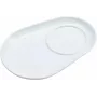 Set de dessous-de-verre ovales en porcelaine Ritzenhoff & Breker BIANCO, 125 x 180 x 20 mm, blanc, 6 pièces 425895